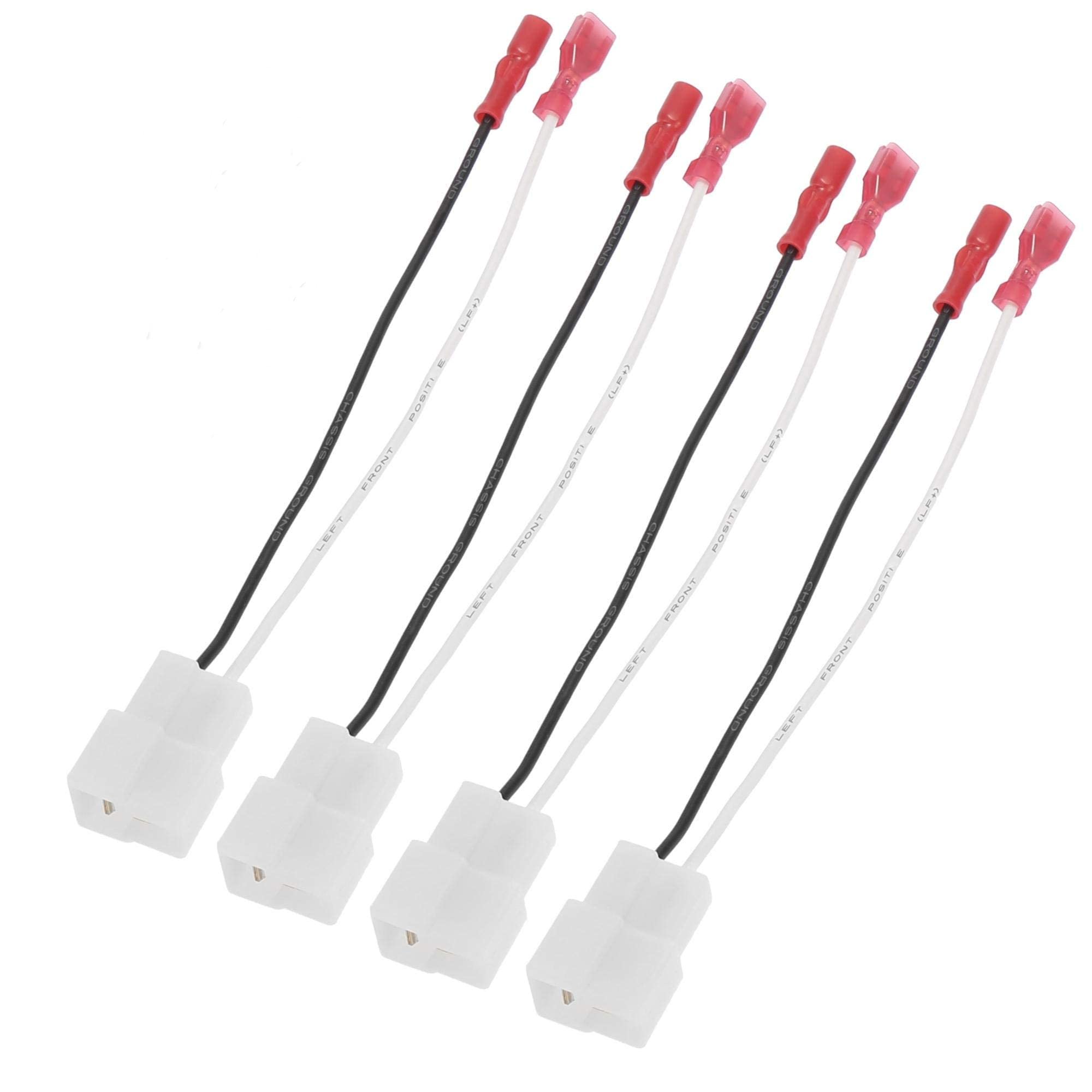 Amazon.com: 4 Pack Car Door Speaker Connector Wiring Harness Wire